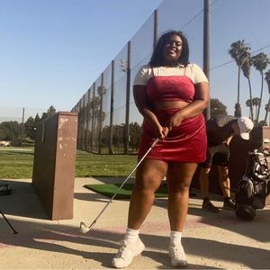 Two piece set skirt and top plus size